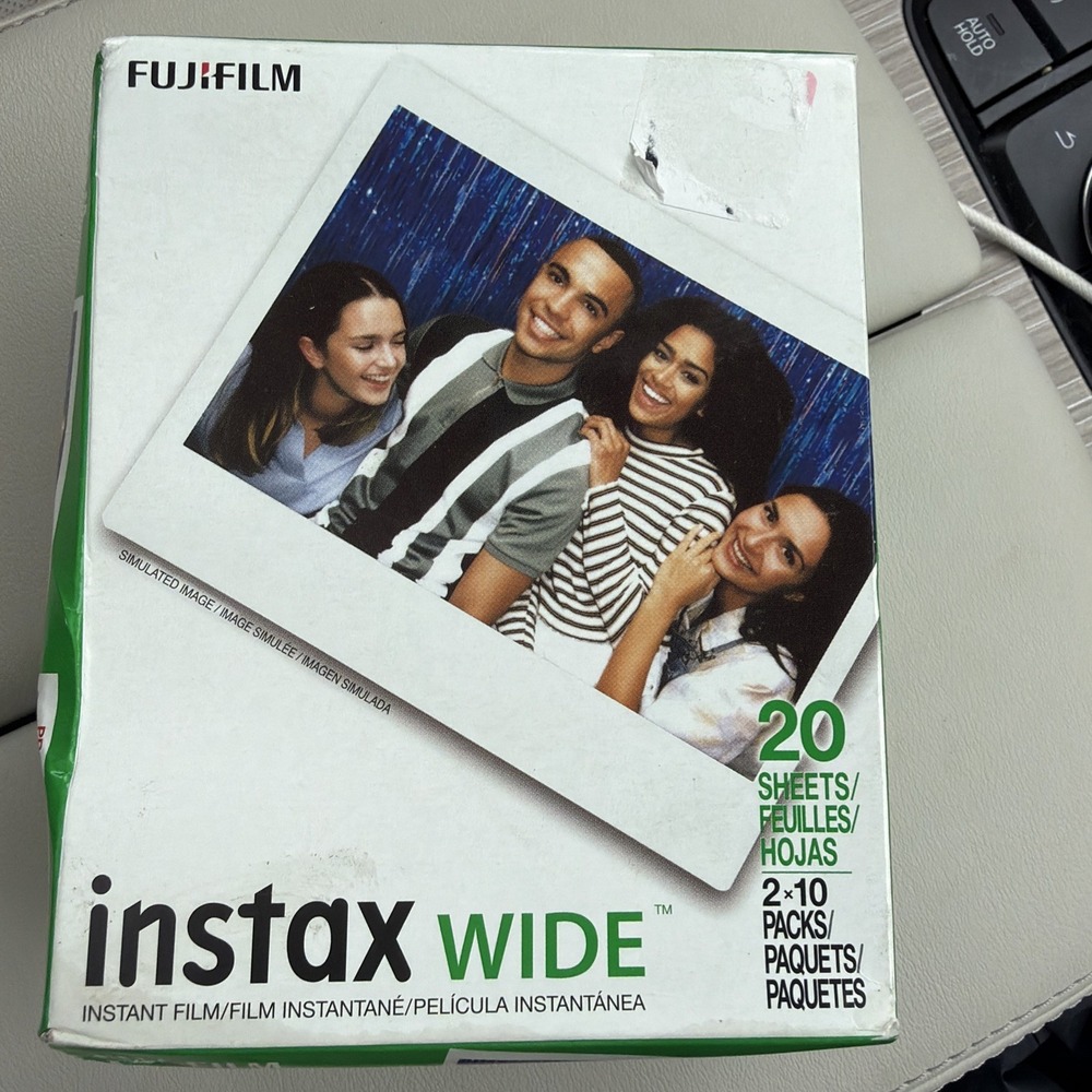 FujiFilm Instax WIDE Instant Film 20 sheets, Exp Date: 05-2027